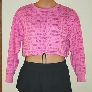 Juicy Couture forever cropped sweatshirt
